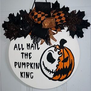 Halloween Pumpkin King Wall Decor